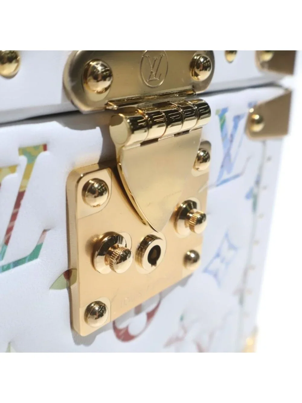 Louis Vuitton LV Garden Monogram Camera Bo 2-Way Hand Shoulder Trunk Bag Gold